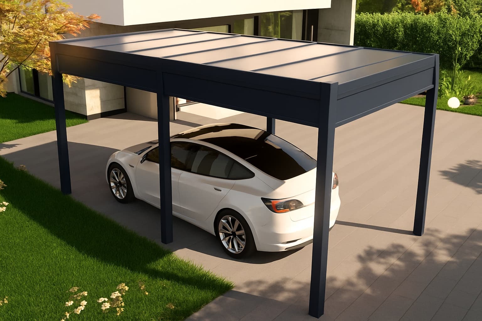 AYLA carport — záhradné prostredie