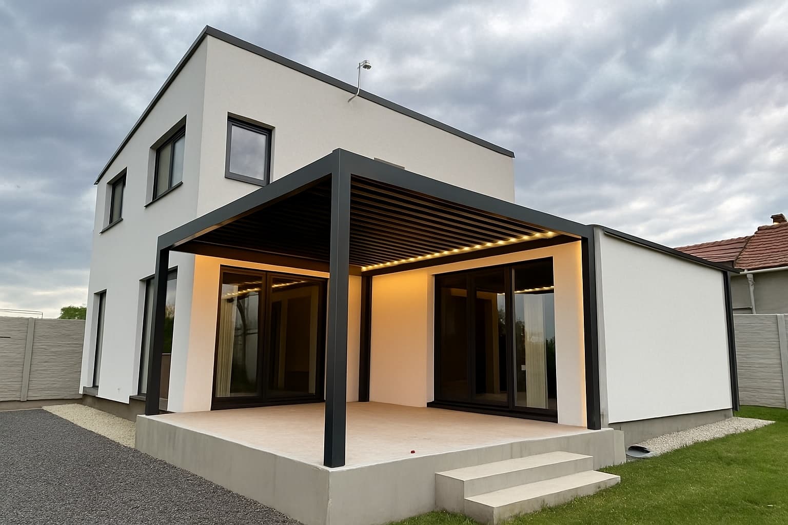 Zimná záhrada pre wellness alebo jacuzzi