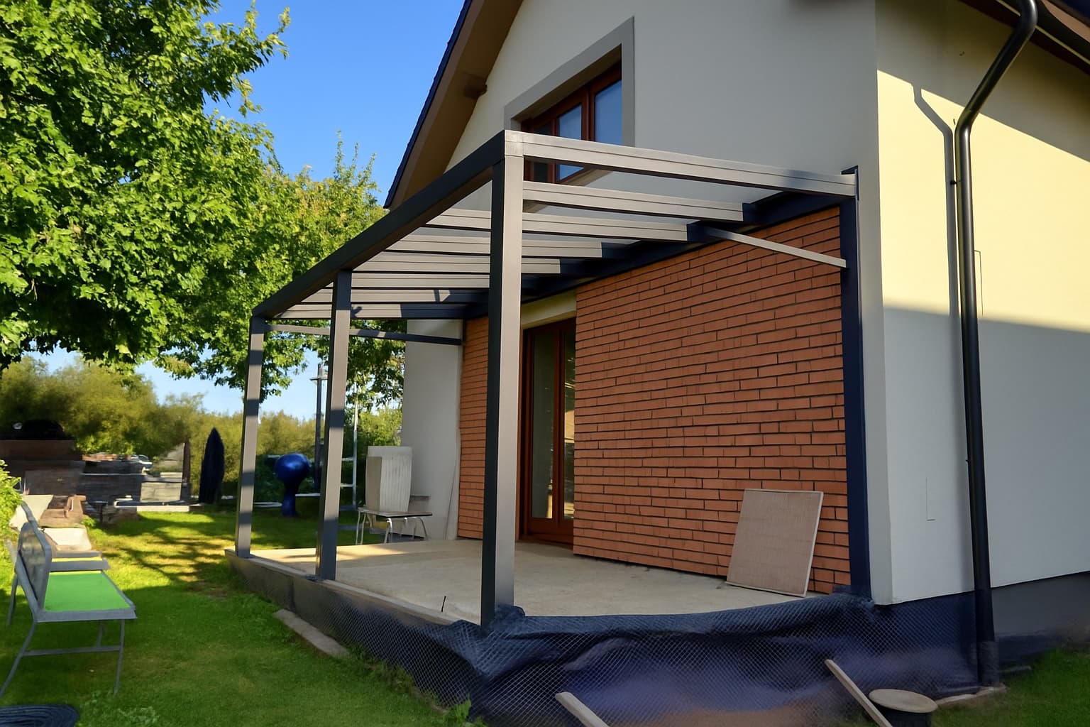 Pergola PANOGLASS — realizácia